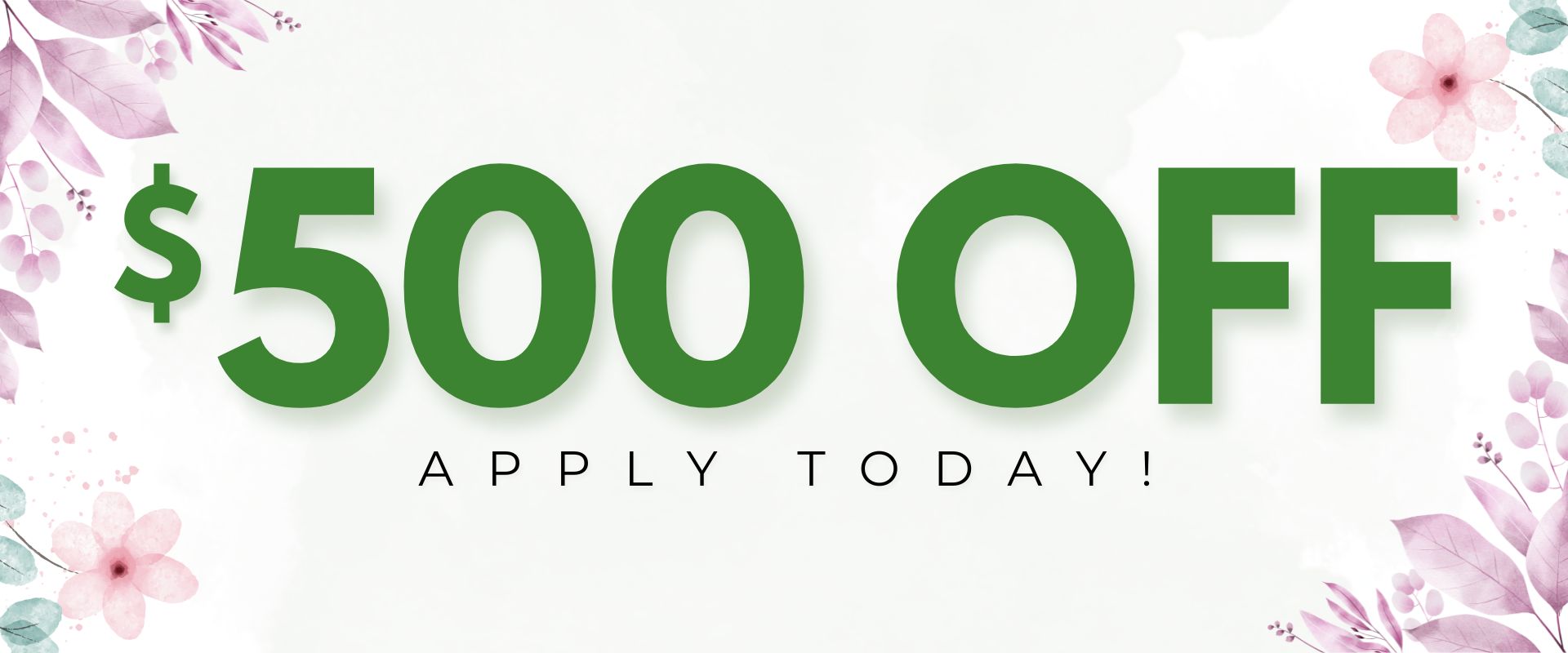 $500 off
